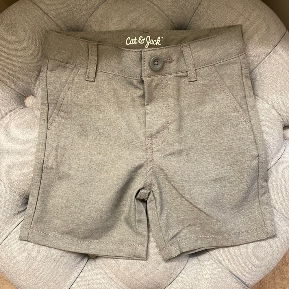 Cat & Jack Grey toddler boy shorts